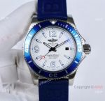Breitling Superocean II Watches - White Dial Blue Bezel